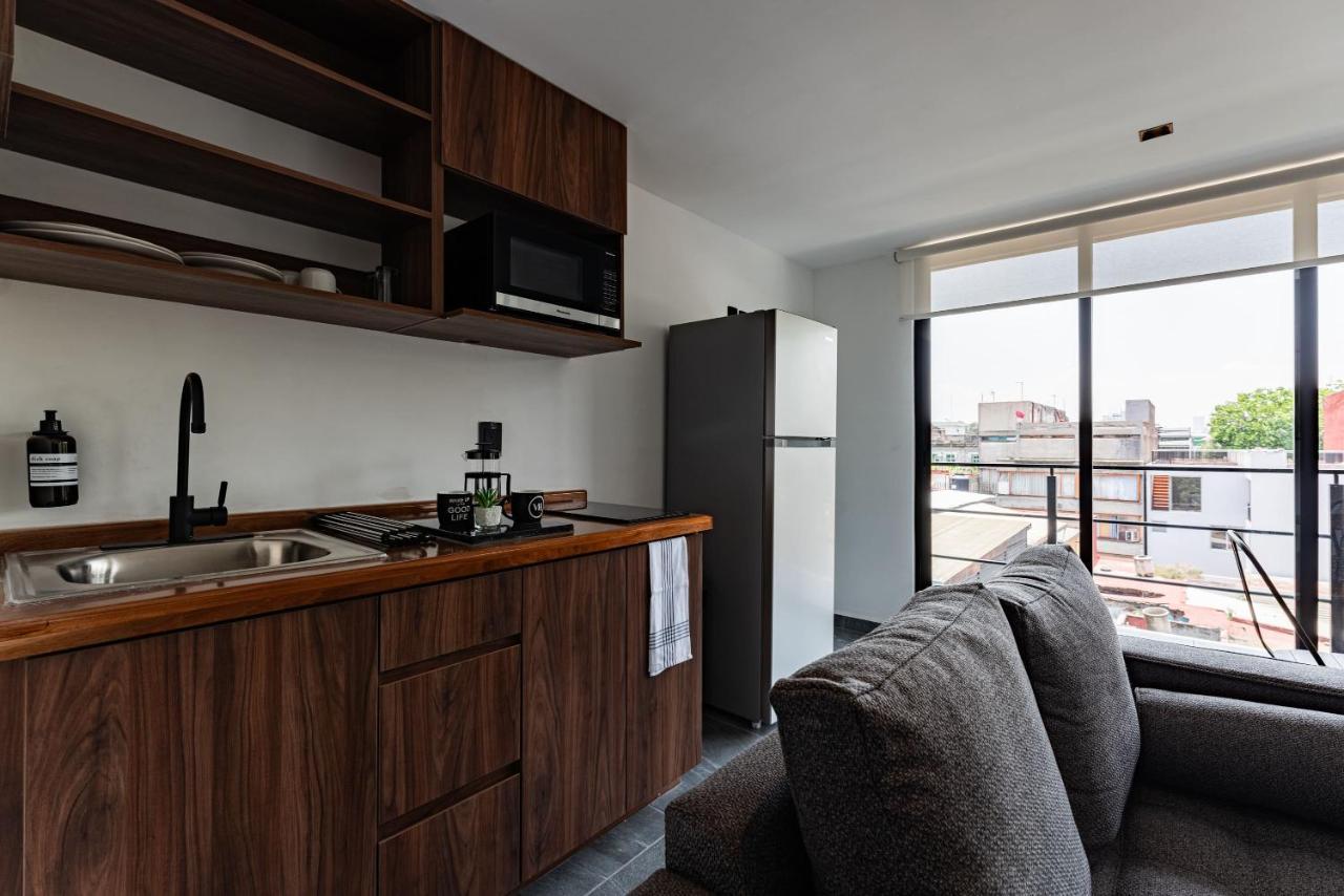 Santa Ma La Ribera Apartments By Vh Mexico City Ngoại thất bức ảnh