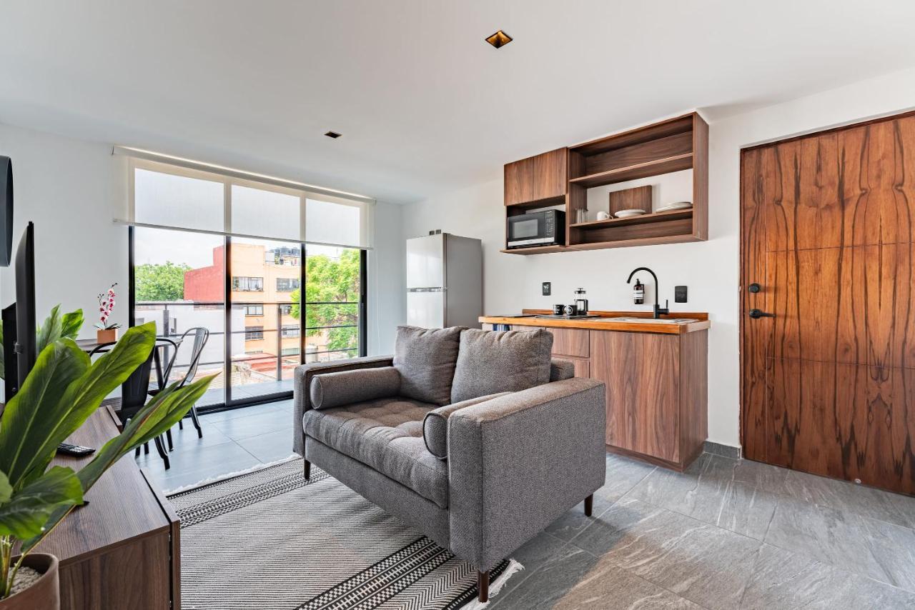 Santa Ma La Ribera Apartments By Vh Mexico City Ngoại thất bức ảnh